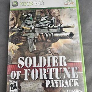 Soldier of Fortune:  Payback  Microsoft Xbox 360  Preowned Condition